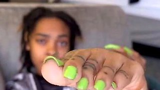 Blonde And Brunette Foot Fetish Fucking