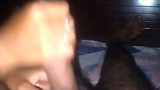 Indian Stepsister gives best cum handjob by her soft hands