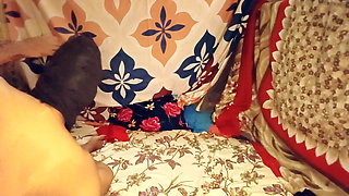 Pooja Aunty of Desi village 5.mp4 a birthday gift part