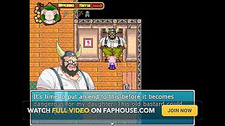 Seniors with big booties getting down in animated style