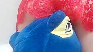 Perfect Ass and Pussy Ride Dinosour so Sexy Cute