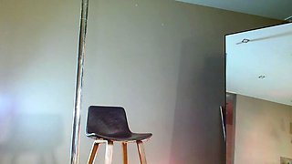 Blonde tight pussy babe solo toy fun in glamour masturbation