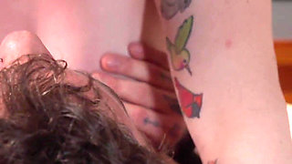 Nerdy Step-sis Caught Masturbating to Me