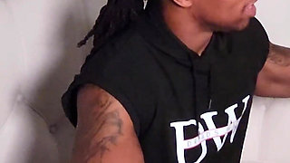 Busty Ebony Babe Oiled up and Fucked in Vegas