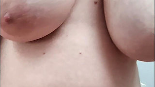 Bathroom Tit Kneading to Shower Door Press - Raw Ride & Creampie in Bed