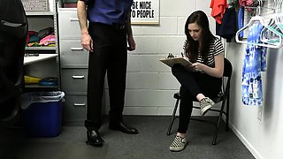 White Girl Robbed By Security Raven Right