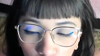 Latina Sex Blowjob Submissive in Her Room for a Stranger Who Pressures Her