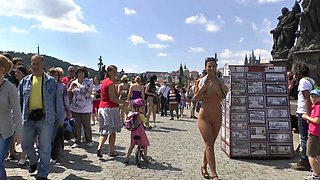 European blonde amateur babe banged in public pov