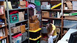 Cute youthful nymph into office roleplay as a enslaved