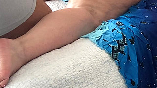 Hot oily Milf massage in the house. Sneaky mother invites BBC home for creampie