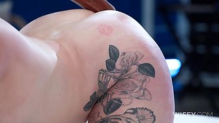 Redhead Rose get fucked by BBC WIFEY