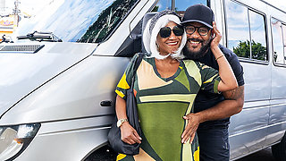 BBW Granny Having Anal in My Bus