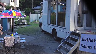 Magic Mirror Van: A Man And Woman Who Are Friends On Summer