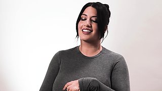 Huge boobs BBW Arabian MILF masturbates