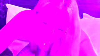 Booty blond works on that bbc with her lips, tongue, foot,