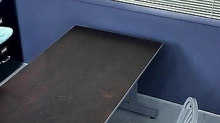 Hot Trouble Maker Will Prove What a Good Girl She Can Be if the Security Guard Lets Her Go