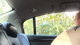 What a Wet Messy Spot Playing with Her Outdoor Twat