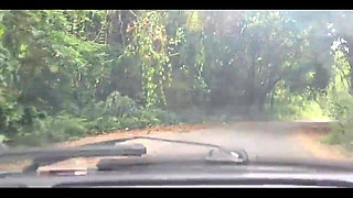 She Thought She Was Going to Take a Bath in a Waterfall! I Took Her to Take a Milk Bath in the Forest!