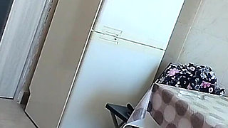 Sexy Stepmom Makes Breakfast, Hairy Pussy, Big Tits