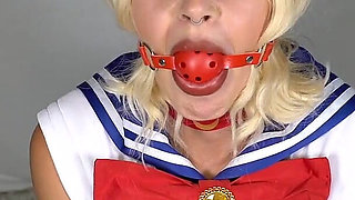 Bound Sailor Moon Cock Teasing Fantasy