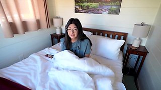 Bratty Step Sis Would Rather Suck Cock Than Hike - Outdoor Sex - Cami Strella