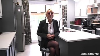 Busty Blonde MILF Teacher Bianca: Energetic, Deepthroats & Loves Big Cocks!