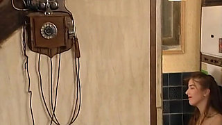 French Girl with Perfect Boobs and Hairy Cunt