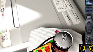 JAV Pizza Girl Gave Me Footjob with Her Perfect Feets!