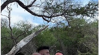 Sex On The Beach! Hot Interracial Couple Creampie Bareback On Public Beach Full Nude