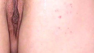 Cum in the ass of a Russian girl.Hammering in anal