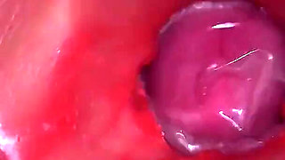 Camera Inside Pussy - Powerfull Cum in Pussy! Best Internal Asmr
