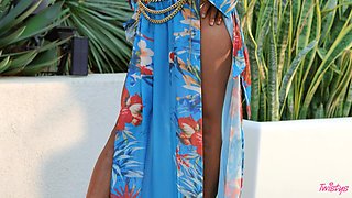 Scarlit Scandal's Solo Heat Ignites Ebony Passion