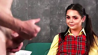 Upskirt watching voyeur slut teasing