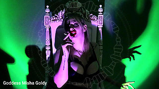 Come into my smoking magic web!