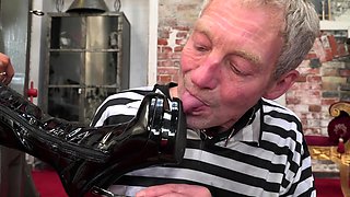 amateur old hot sexy granny seducing a young man