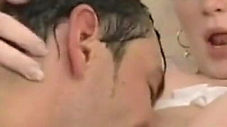 Busty MILF Nurse Fucked in the Tub and Cummed in Mouth by Big Cock