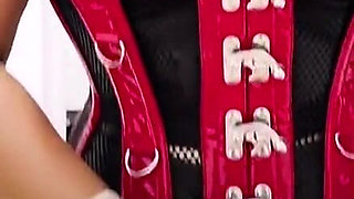 2 Asian Dominatrix Pegging Slave