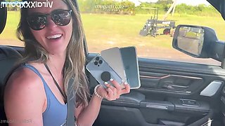 Bryce Adams Teases Hard Sex Car Pound Action