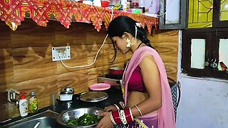 Watching Indian outdoor stepmom take a hot bath makes her stepson go crazy for fucking her