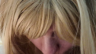 CFNM Cock Sucking from my dirty secretary