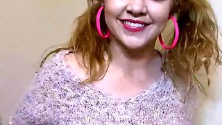Stacked brunette goes solo toys and masturbation