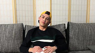 Adorable Czech Boy Strips and Jerks Off on Camera