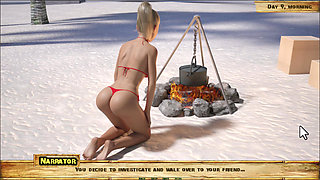 Lewd Island 9 - She grind on my dick till I've cummed - deeptroating is amazing