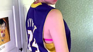 Emo teen Becka solo webcam masturbation