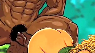 Jungle Cuckold. While the Husband Was Looking for the Trail Jungle, the Black Guy Was Fucking His White Wife.