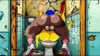 Glory hole, married woman, homer simpson