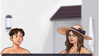 Summertime Saga V0.20.5 - Pt.253 - Foot Massage And High Sexual Appeal With Car Toon