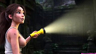 Lara Croft uncovers a mystical Amazon secret - AI Animation