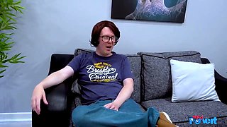 Big-Tits Lady Ava Sucks Cock as Boss Granny