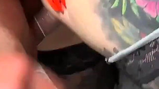 Amazing Threesome!! Double Penetration and Mega Cumshot!